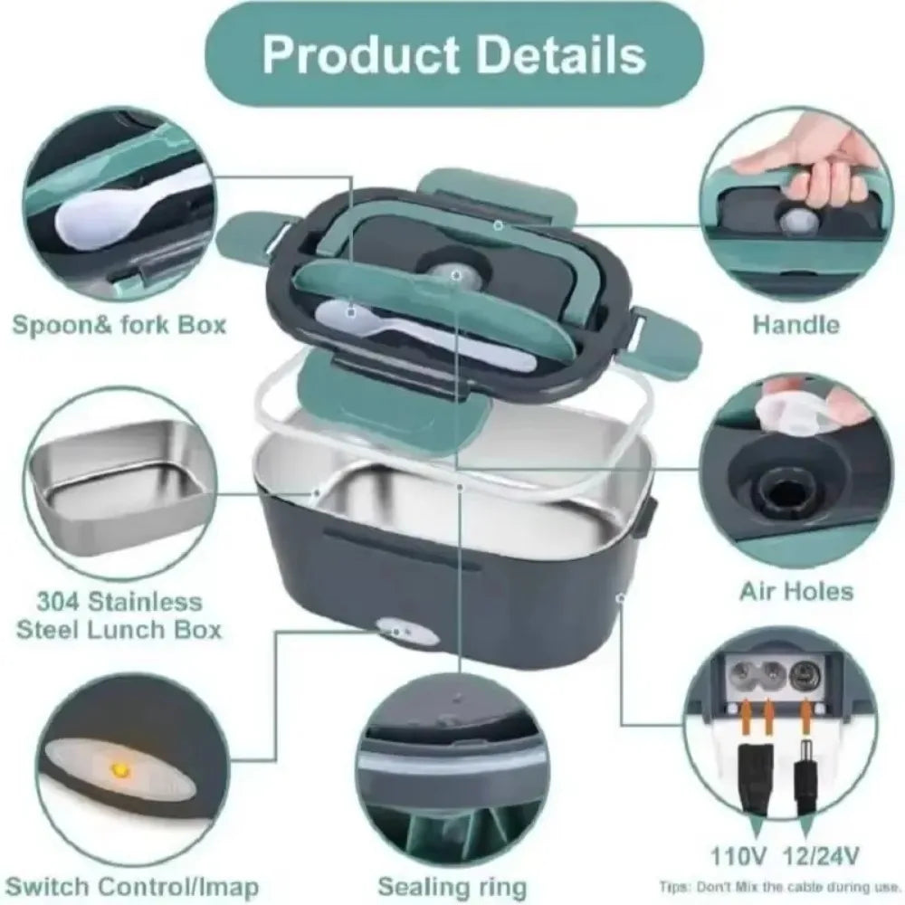 Portable Heated Lunch Box
