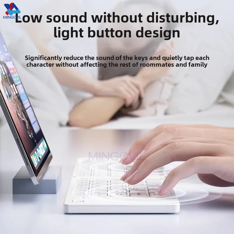 Compact Foldable Bluetooth Keyboard