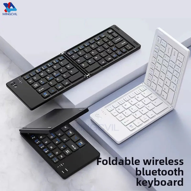 Compact Foldable Bluetooth Keyboard