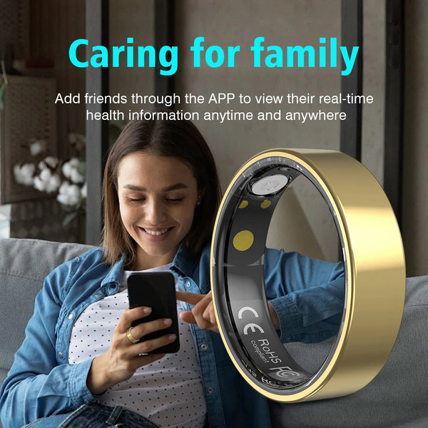 Smart Wellness Ring with Case